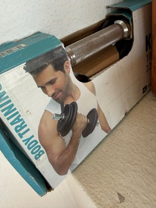 Kit Mancuernas 10kg (22 lbs) Domyos nuevas