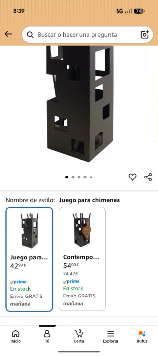 Chapa y herramientas Chimenea