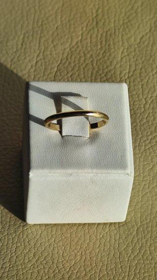 Alianza oro amarillo 18k hombre nueva.