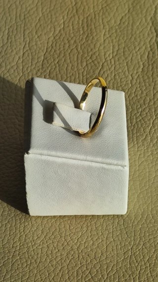 Alianza oro amarillo 18k hombre nueva.