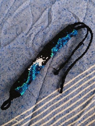 Pulsera diseño ola