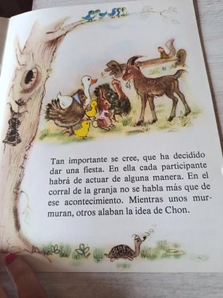 Cuento antiguo chon y su fiesta