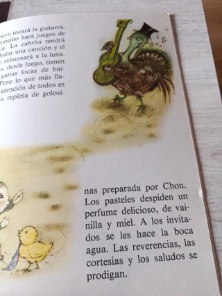 Cuento antiguo chon y su fiesta