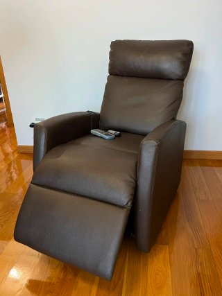 Sillón eléctrico reclinable/masaje/calefactable
