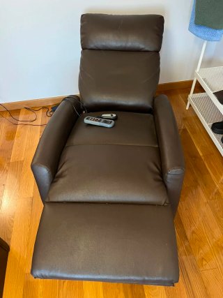 Sillón eléctrico reclinable/masaje/calefactable