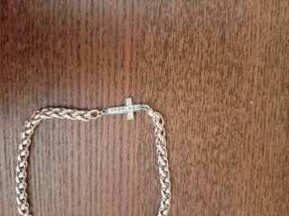 Bracciale unisex con croce