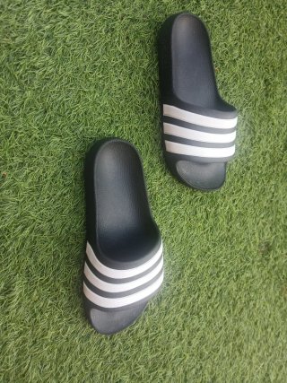 Ciabatte Adidas Nero/a e Bianco per Bambini