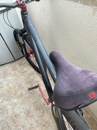 Bici Stunt Negra y Roja