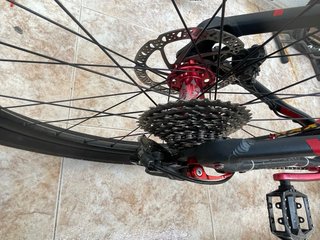 Bici Stunt Negra y Roja