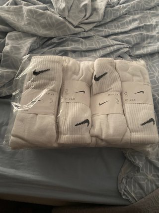 calcetines blancos nike