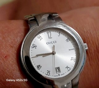 Orologio Gucci Argento e Bianco