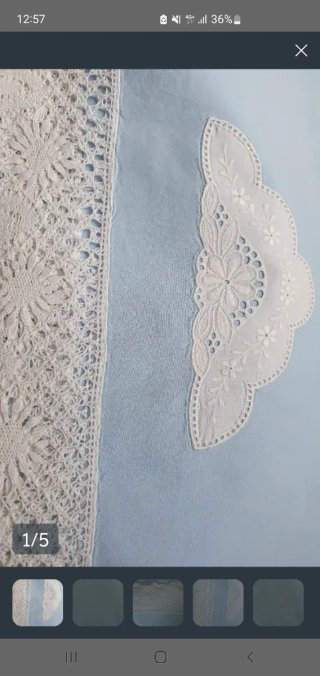 Sábanas 135cm Algodón 100% Viuda Tolrrá. Celestes