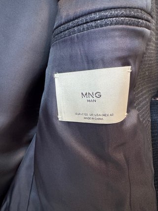 Americana de traje hombre