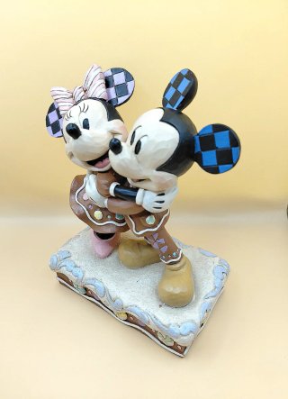 Mickey y Minnie Enesco Jim Shore Navidad