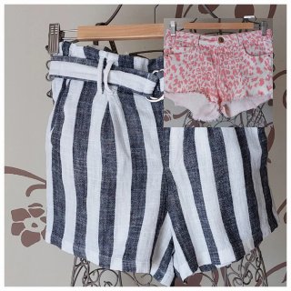PACK BERSHKA: SHORT DE RAYAS + OTRO DE REGALO