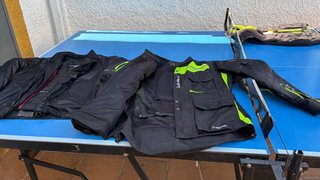Conjunto Ropa Moto: Chaqueta, Pantalón casco