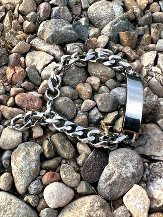 Pulsera Acero Inoxidable ID - Hombre/Mujer