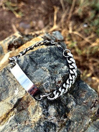 Pulsera Acero Inoxidable ID - Hombre/Mujer