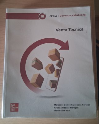Libro Venta Técnica CFGM Comercio y Marketing