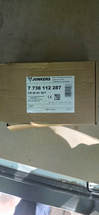 Junkers CR 80 RF SET Termostato Inalámbrico