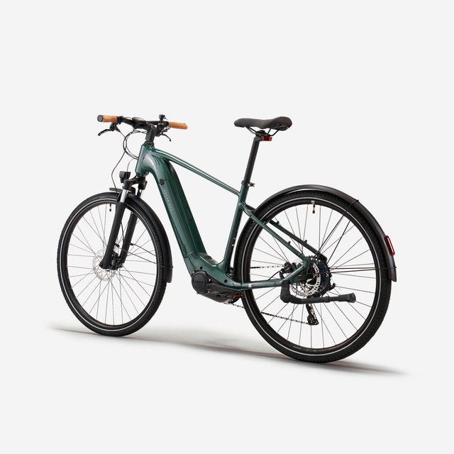 Bicicleta Eléctrica Trekking Motor Central Cuadro Alto