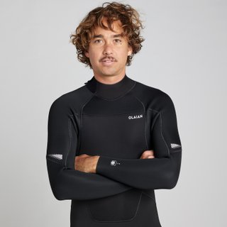 Neopreno surf Hombre agua fría 4/3mm 500 negro