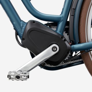 Bicicleta eléctrica urbana conectada Elops 920 E azul