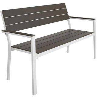 Panchina da giardino Line a 2 posti con telaio in alluminio