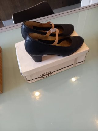Zapatos de baile flamenco vintage Gladis T.36