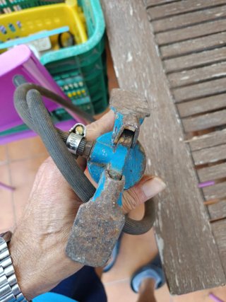 Bomba de aire antigua