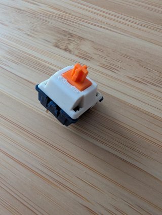 90 Cherry MX Switch Naranja Blanco
