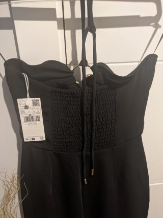 Mono halter anilla Mango negro