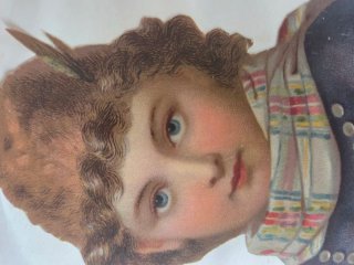 Cromos troquelados antiguos,dos hojas