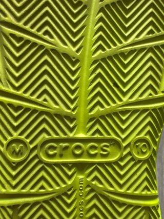Sandalias Crocs Hombre Gris y Verde
