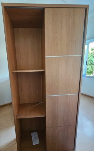 Estantería librería puertas correderas