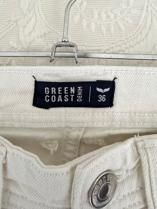Bermuda vaquera beige hombre GREEN COAST
