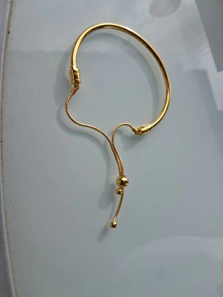 Pulsera ajustable dorada