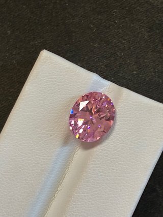 Fluorite rosa taglio Ovale 6.00 ct