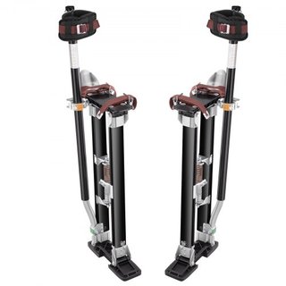 Andamios de Yeso Herramientas de Aluminio 61 cm-102 cm Ajustables Pintura Negra