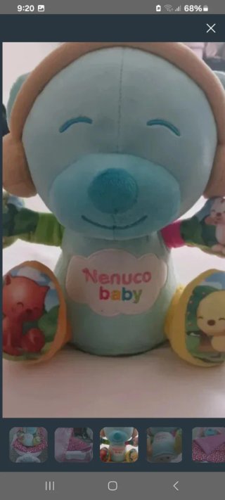 Cuna balancín y muñeco Nenuco