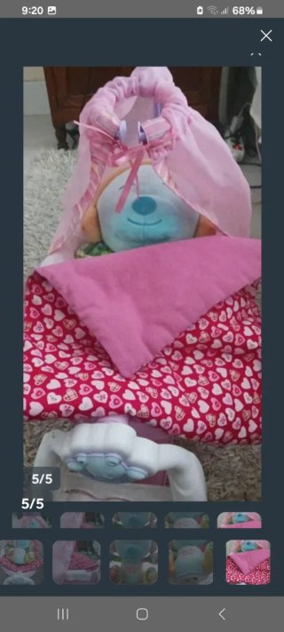 Cuna balancín y muñeco Nenuco