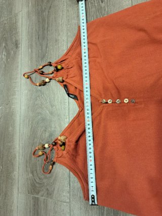 Top tirantes con abalorios Talla M