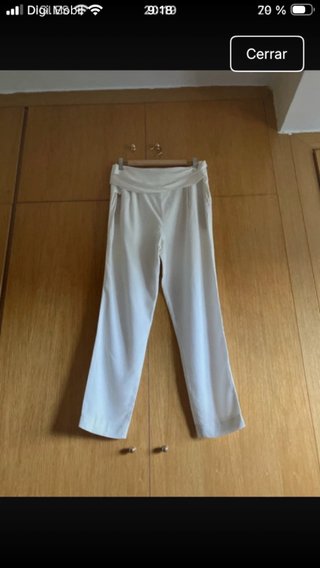 Pantalón blanco talla M
