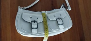 Bolso Y2K vintage crema