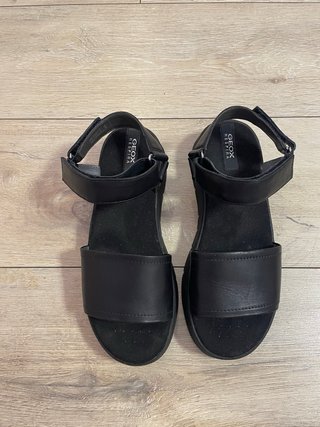 Sandalias Geox Piel Negras