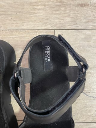Sandalias Geox Piel Negras