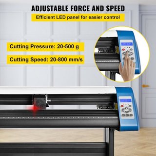 Máquina de Corte de Vinilo de 34" Plotter Cortador Sensor Semiautomático USB