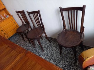 Sedie vintage in legno stile Thonet