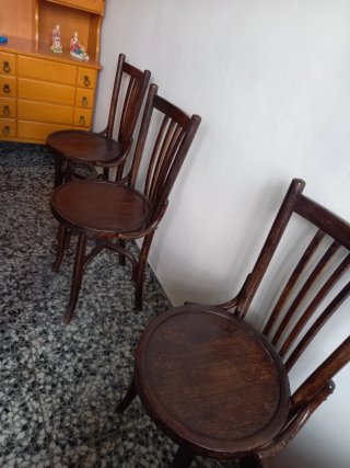 Sedie vintage in legno stile Thonet
