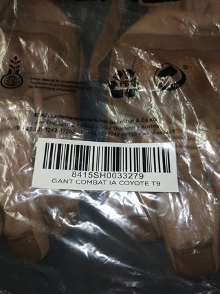 Guantes Tácticos Eska Beige/Marrón talla 9